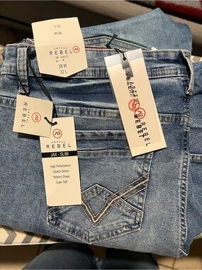 Artful Rebel Jax Slim Men's Jeans - Light Blue Denim